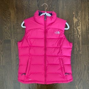 The North Face Pink Puffer Vest